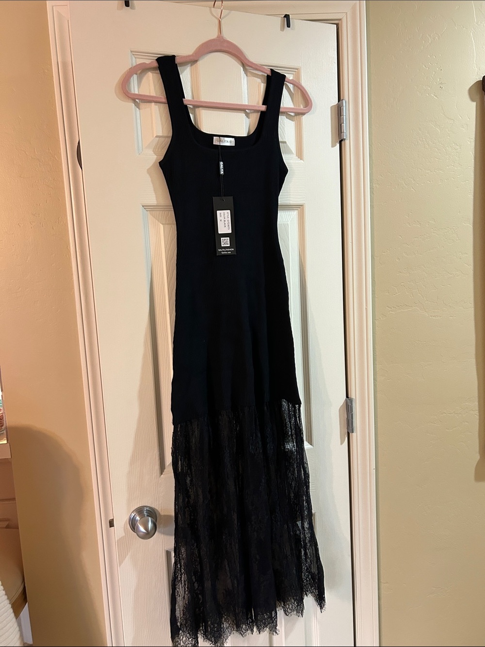 Galita Lace Bottom Tank Dress M NWT